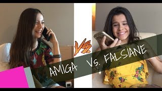 AMIGA VS FALSIANE  GABRIELLA SARAIVAH [upl. by Marquet]