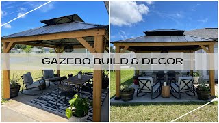 DIY Sunjoy Metal Roof Gazebo [upl. by Tarr]