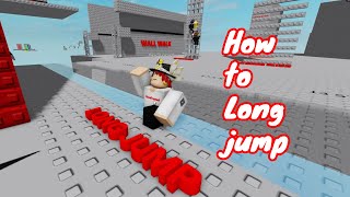 How to long jump 125 studs [upl. by Nimad]