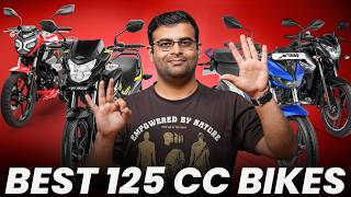 Top 5 Best 125cc Bikes In India ⚡ Best Bikes Under 1 Lakh  2024 [upl. by Anglo]