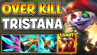 THE TRISTANA BUILD THAT KILLS YOU IN 3 AUTOS THE NEW TOP LANE META [upl. by Ilagam310]