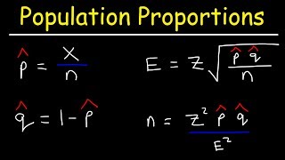 Finding The Confidence Interval of a Population Proportion Using The Normal Distribution [upl. by Aihtibat207]