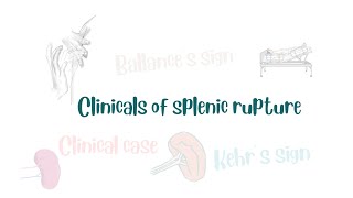 Clinicals of splenic rupture Kehr’s sign  Ballance’s sign  clinical case  DrQ [upl. by Balac]