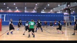 Breno Ertty  2012 AAU Nationals Volleyball Highlights [upl. by Aislehc]