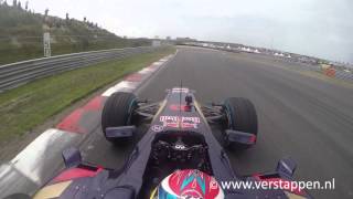 Max Verstappen vs Jos Verstappen exclusive onboard footage at Italia a Zandvoort 28062015 [upl. by Sherwynd]