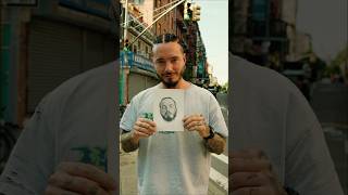 Drawing J Balvin in the streets of New York [upl. by Soble]