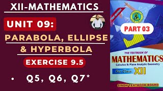 XII Maths  Unit 09  Ex 95  Part 03  Hyperbola  Standard Equation Of Hyperbola [upl. by Sletten]