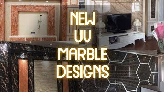 UV Marble Sheet Installation  PVC Marble Sheet Price in India  UV Marble Sheet Application [upl. by Havelock]