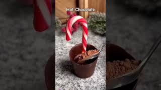 Hot chocolate cocoa chocolate peppermint drink foodie foodielover yummy food fyp shorts [upl. by Maurilia]