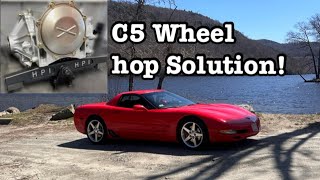 C5 WHEEL HOP FIX HPI diff brace installation [upl. by Sal56]