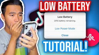 LOW BATTERY EFFECT TUTORIAL FOR TIKTOK iOS amp Android NEW [upl. by Jens]