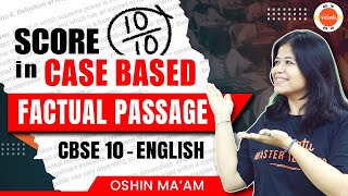 3 Secret Hacks to Score 100 in Case Based Factual Passage  Class 10 English  CBSE Board Exam 2024 [upl. by Parette]