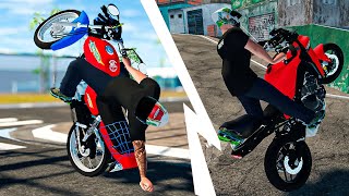 JOGO DE MOTO COM VARIAS MOTOS BRASILEIRAS COM MANOBRAS  MUNDO DO GRAU [upl. by Luahs118]