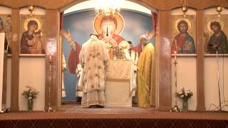 Divine Liturgy at St Mary Antiochian Orthodox Church of Berkley MI [upl. by Enos505]