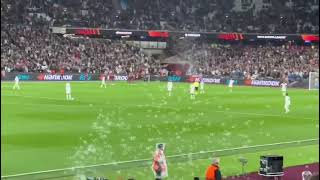 SOUCEK GOAL CELEBRATION  EUROPEAN NIGHTS AT THE LONDON STADIUM  WEST HAM 31 TSC [upl. by Anil287]