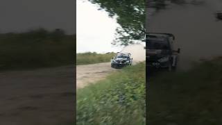 Kalle Rovanperä Full Send Rally Latvia 2024 Rally1 WRC Toyota Rally Rallycar Rallying Shorts [upl. by Ahtennek]