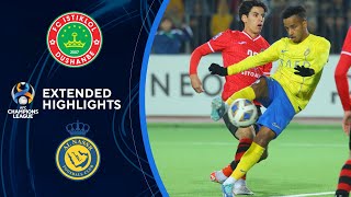 Istiklol vs Al Nassr Extended Highlights  AFC Champions League  CBS Sports Golazo  Asia [upl. by Tallie479]