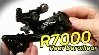 NEW 105  Shimano RDR7000GS 11 Speed Shadow Rear Derailleur with Actual Weights [upl. by Lucienne]