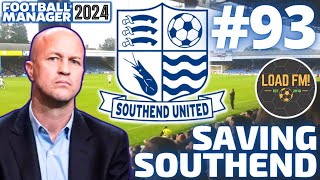 FM24  Saving Southend  EPISODE 93  WERE SOLID DEFENSIVELY 😱  Football Manager 2024 [upl. by Swirsky]