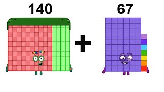 Numberblocks Math Undecimalblocks Square on the Moon  Numberblocks Step Squad  LEVEL 2  85 [upl. by Ytissahc]