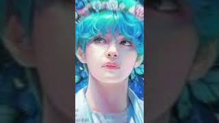 anime bts v cute smile🥰  Shorts bts romantic btsvsmile shortsfeed [upl. by Leighton]