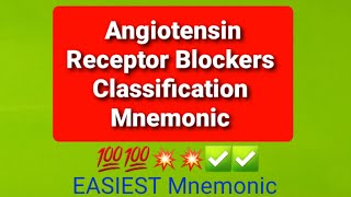 Angiotensin Receptor Blockers mnemonics  ARBs [upl. by Ailime810]