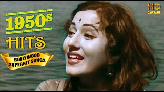 1950s Super Hit Suhaane Bollywood Songs  Top Vintage Video Songs [upl. by Caitlin]