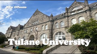 Tulane University – New Orleans LA  A 4K Campus Walking Tour [upl. by Huntley]