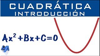 Ecuación cuadrática  Introducción [upl. by Hein]