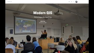 Modern GIS Teaching Webinar [upl. by Ardnael982]