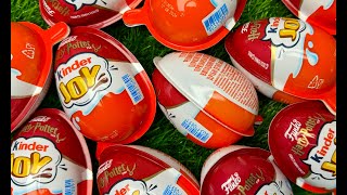 Satisfying Video Kinder Surprise Eggs ASMR Opening 3 [upl. by Owen]