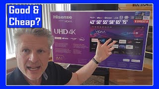 Good amp Cheap Hisense 55A6KV TV Review amp Unboxing [upl. by Delcine]