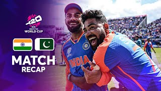 India orchestrates memorable win over Pakistan  Match Recap  IND v PAK  T20WC 2024 [upl. by Kinom]