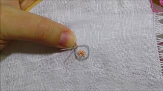 Ricamo fiori 3D  Tutorial ricamo a mano hand embroidery deshilado [upl. by Vick]