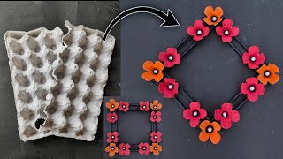 Egg tray craft ideas  wallhanging craft ideas [upl. by Langan93]