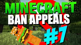 Minecraft Ban Appeals Episode 7  Too Hungry to Hack [upl. by Irakab3]