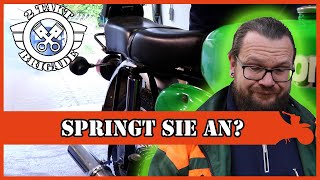 Simson S51  Ob das Moped anspringt  Benzin Funke Luft ist da [upl. by Inez278]