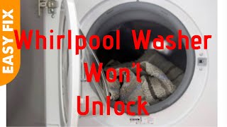 ✨ Whirlpool Washer Won’t Unlock E03 F08 Error  Easy Fix ✨ [upl. by Brader]