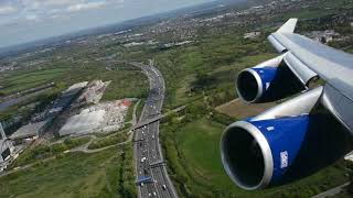 MUST WATCH RB211 POWER BRITISH 747 TAKEOFF [upl. by Zalea]