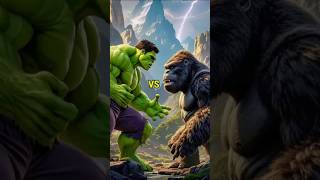 An Epic Battle between Hulk and Gorila  Avengers  Marvel [upl. by Yemiaj170]