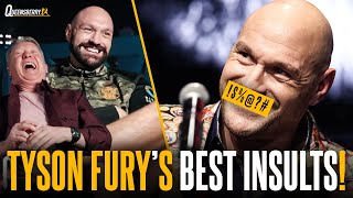 Tyson Fury ranks his BEST INSULTS with Frank Warren out of 10  Dosser sausage and many more 🌭😂 [upl. by Templia213]