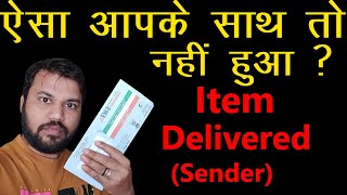 Item Delivered Sender Item Returned Addressee cannot be located Not Delivered INSUFFICIENT ADDRESS [upl. by Michiko155]