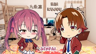 Ayanokoji x Ichika Amasawa  Senpai Classroom of the Elite  Anime Characters React to Each Other [upl. by Ecirtaemed]