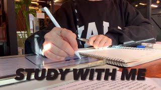 ❤️4HOUR Study With Me KOREA 📑 pomodoro 5010 No music Real sounds note taking ASMR 🎧 [upl. by Oijimer]