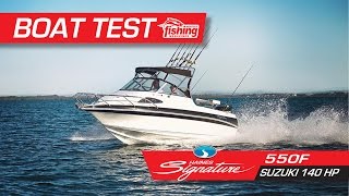 Tested  Haines Signature 550F with Suzuki 140 [upl. by Lundeen]