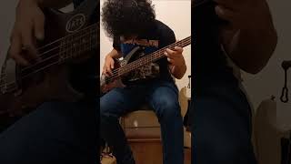 Iron Maiden  Rime of the Ancient Mariner bass cover by JATS shorts [upl. by Nnel]