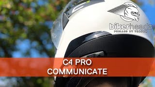 Schuberth C4 Pro  Communicate  Bikerheadzcouk [upl. by Navac]