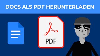 Google Docs PDF erstellen und exportieren [upl. by Epotimet909]