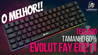 Teclado Gamer 60 Fay EG211 Evolut Gamer  Lançamento 20222023 [upl. by Ezana]