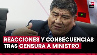 Congreso censura al ministro de Energía y Minas Rómulo Mucho [upl. by Ylrebme261]